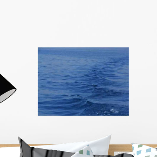 Waves Blue Sea Wall Decal