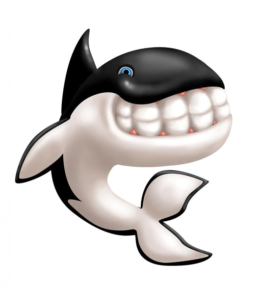 Orca Smile Wall Decal