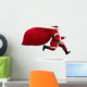 Running Delivery Santa Claus Wall Decal