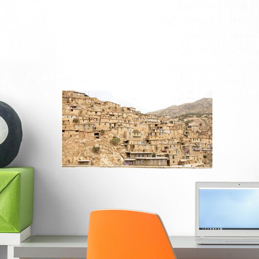 Rural Landscape with Clay Wall Decal