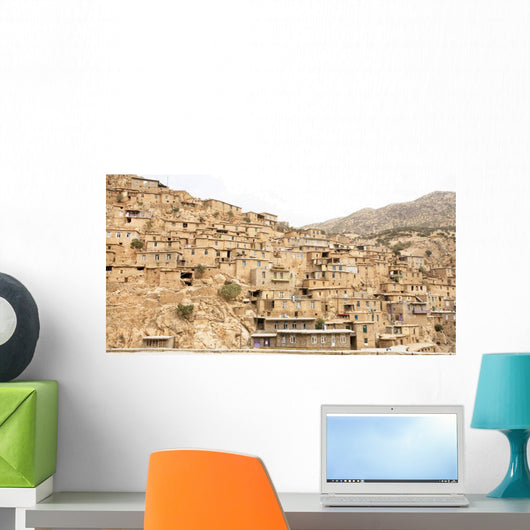Rural Landscape with Clay Wall Decal