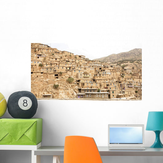 Rural Landscape with Clay Wall Decal