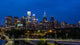 Philadelphia Skyline Sunset Wall Decal