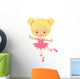 Dancing Ballerina Girl Wall Decal