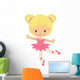 Dancing Ballerina Girl Wall Decal