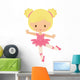 Dancing Ballerina Girl Wall Decal
