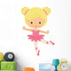 Dancing Ballerina Girl Wall Decal