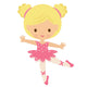 Dancing Ballerina Girl Wall Decal