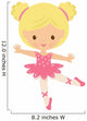 Dancing Ballerina Girl Wall Decal