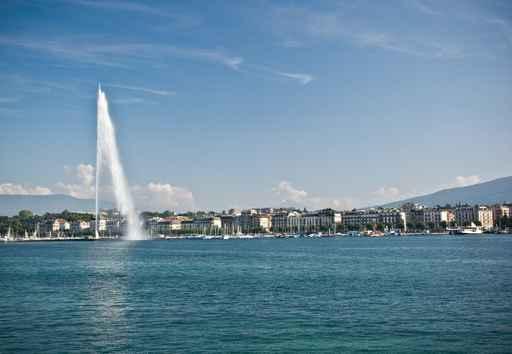 Water Jet Geneva Wall Decal