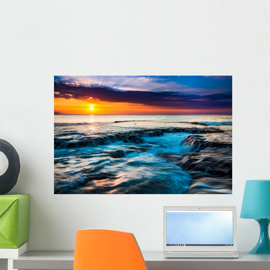 Beautiful Hawaiian Sunset Wall Decal