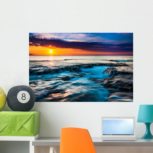 Beautiful Hawaiian Sunset Wall Decal
