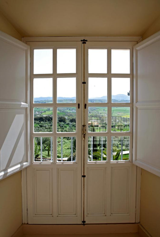 Through Wooden Doors to Wall Decal