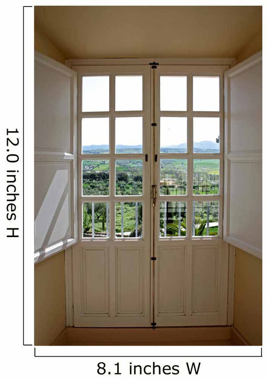 Through Wooden Doors to Wall Decal