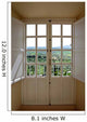 Through Wooden Doors to Wall Decal