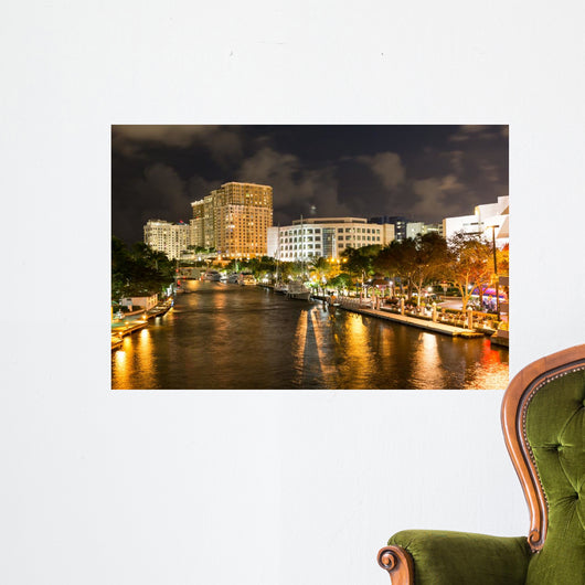 Night New River with Wall Decal