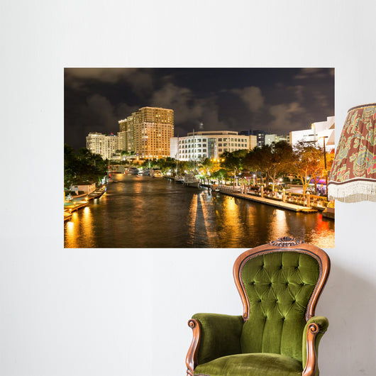 Night New River with Wall Decal