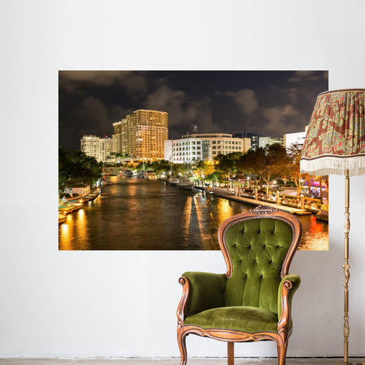 Night New River with Wall Decal