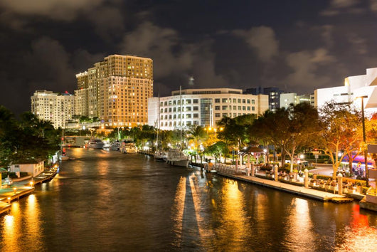 Night New River with Wall Decal