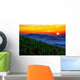Smoky mountain sunset Wall Mural