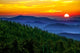 Smoky mountain sunset Wall Mural