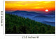 Smoky mountain sunset Wall Mural