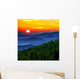 Smoky mountain sunset Wall Mural