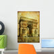 Arc Triumph Vintage Card Wall Decal