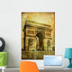 Arc Triumph Vintage Card Wall Decal
