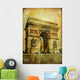 Arc Triumph Vintage Card Wall Decal