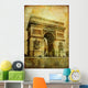 Arc Triumph Vintage Card Wall Decal