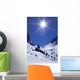 Bright Sun Winter Mountains Wall Decal