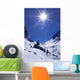 Bright Sun Winter Mountains Wall Decal