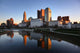 Scioto River and Downtown Wall Decal