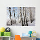 Birch Winter Alley Wall Decal