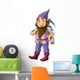Cartoon Fantasy Miner Dwarf Wall Decal