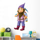 Cartoon Fantasy Miner Dwarf Wall Decal