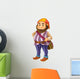 Cartoon Fantasy Dwarf Wall Decal