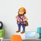 Cartoon Fantasy Dwarf Wall Decal