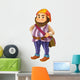 Cartoon Fantasy Dwarf Wall Decal