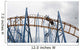 Roller Coaster Wall Decal Design 1