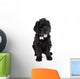 Black Labradoodle Puppy Dog Wall Decal