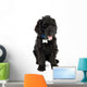 Black Labradoodle Puppy Dog Wall Decal