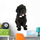 Black Labradoodle Puppy Dog Wall Decal