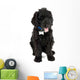 Black Labradoodle Puppy Dog Wall Decal