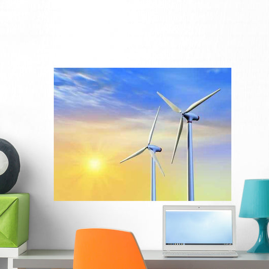 Renewable Energy from Sun Wall Decal