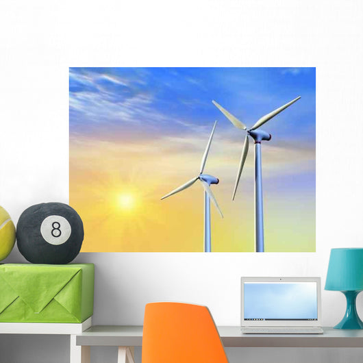 Renewable Energy from Sun Wall Decal