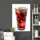 Red Mohito Cocktail with Wall Decal