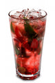 Red Mohito Cocktail with Wall Decal
