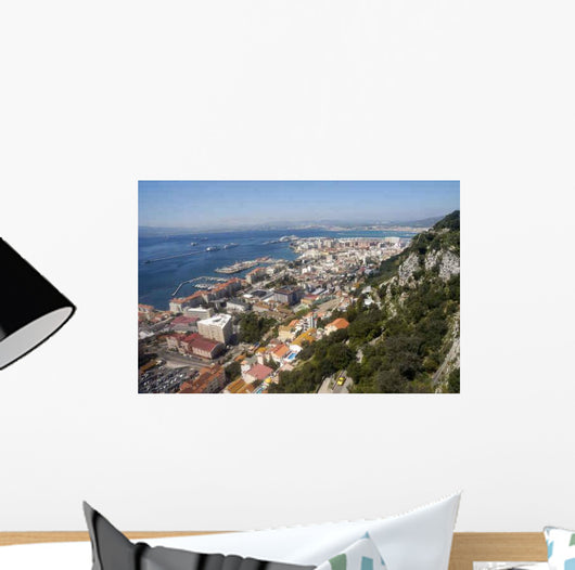 Birdview over Gibraltar Seen Wall Decal